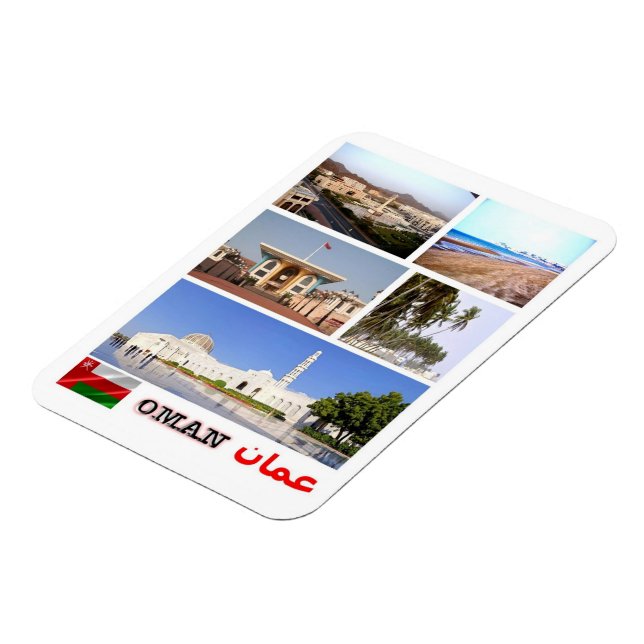Oman - Mosaik - Magnet (Linke Seite)