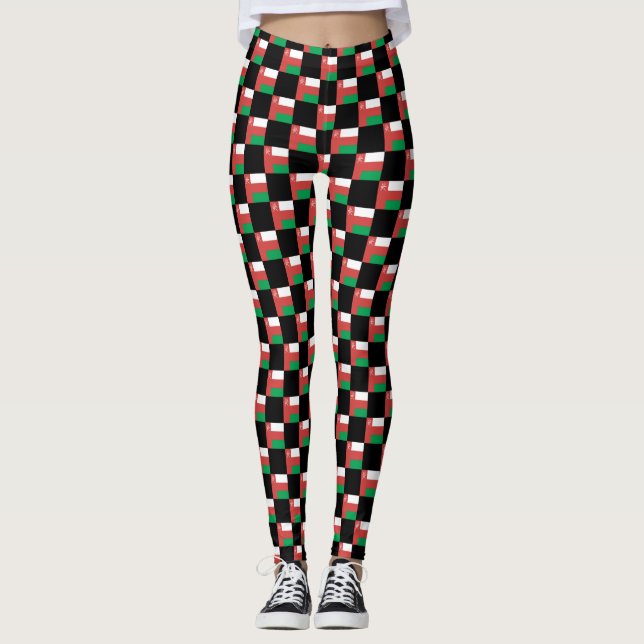Oman-Muster Leggings (Vorderseite)