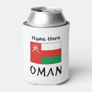 Oman Omanische Flagge Personalisierter Name Dosenkühler