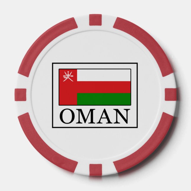 Oman Pokerchips (Vorderseite)