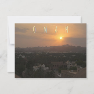 Oman Postkarte