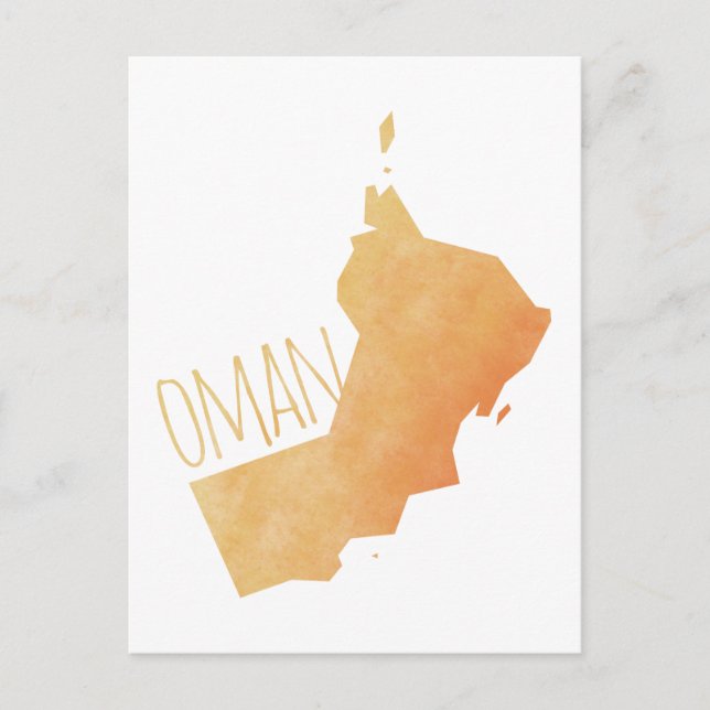 Oman Postkarte (Vorderseite)