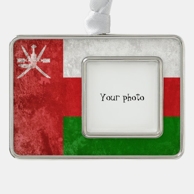 Oman Rahmen-Ornament Silber (Vorderseite)