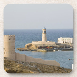 Oman, Sharqiya Region, Sur. Türme von Al Ayajh Untersetzer