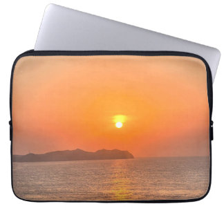 Oman Sunset vom Schiff Laptopschutzhülle