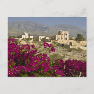 Oman, Westliche Hajar-Berge, Al Hamra. Stadt Postkarte