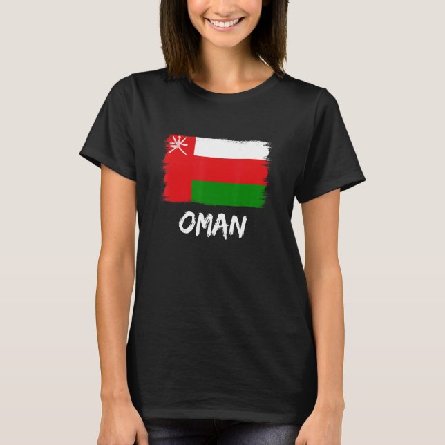 Omani Flag Oman T-Shirt (Vorderseite)