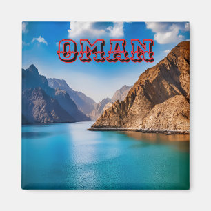 Omans Landschaftliche Landschaft Magnet