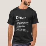 OMAR Definition Personalisiert Name Funny Birthday T-Shirt<br><div class="desc">OMAR Definition Personalisiert Name Funny Birthday</div>