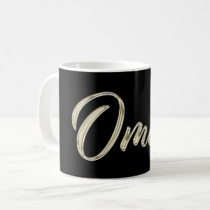 Omar Name whitegold Tasse Teetasse