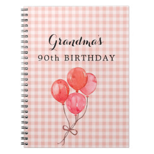 Omas 90. Geburtstag Notizblock