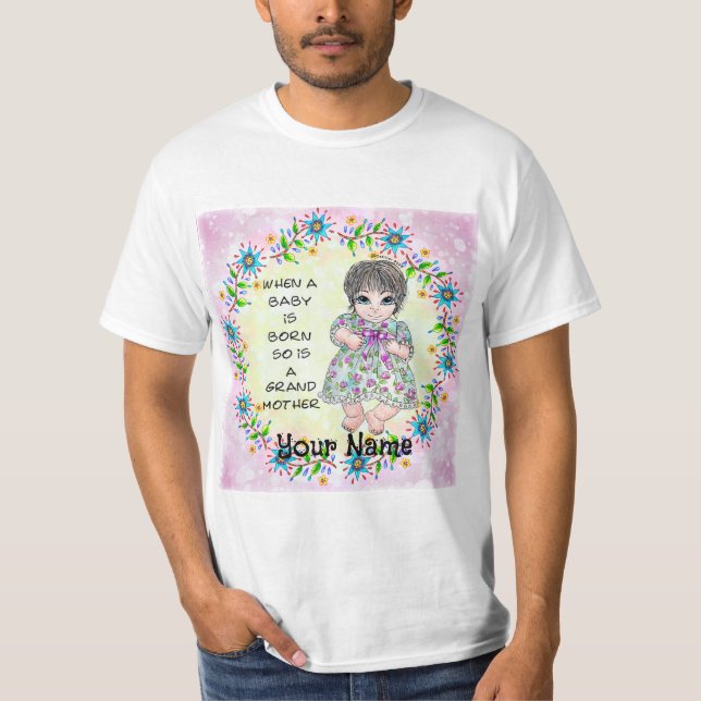 Omas Baby Mädchen T-Shirt (Vorderseite)