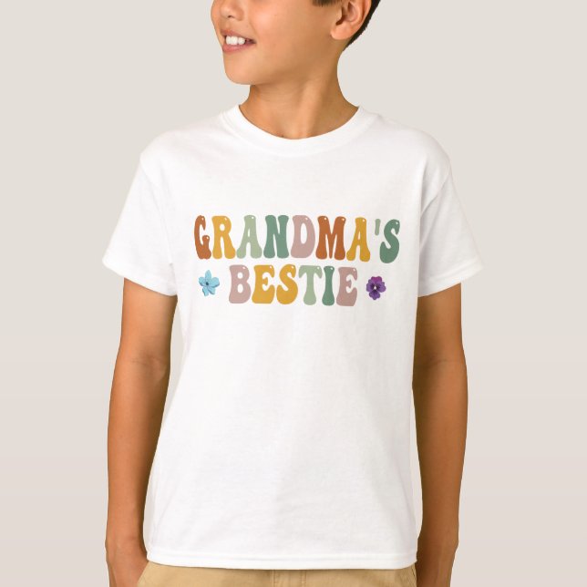 Oma's Bestie l Oma's Bestie Shirt kids Bab (Vorderseite)