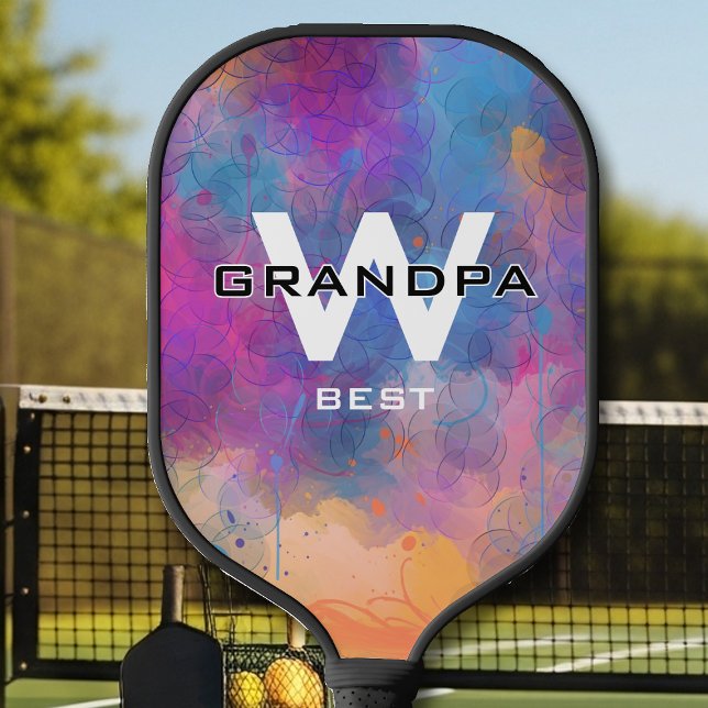 Oma's Bubbles Paddle Abstrakt Art Monogrammiert (Von Creator hochgeladen)