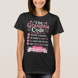 Omas Code Lustig Oma Regeln Damen T-Shirt