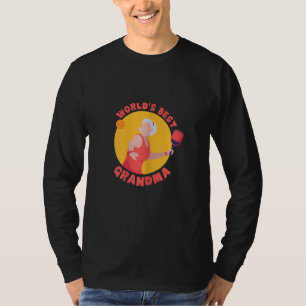 Omas Frau, die beste Pickleballspielerin der Welt T-Shirt