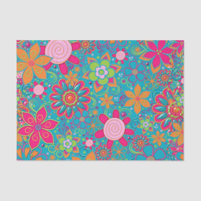 Oma's Garden-TISSUE WRAPPING PAPIER 05 (Vorderseite)