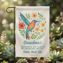 Omas Garten Kolibri mit Enkelkindern Namen