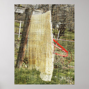 Omas handgestrickte Decke Poster