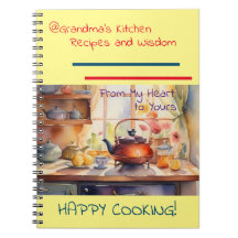 @Oma's Kitchen Recipes Spiral Notebook