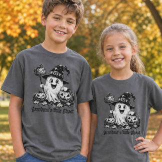 Omas kleiner Halloween-Geist für Kinder T-Shirt