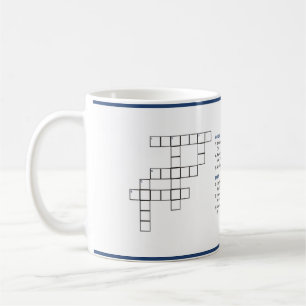 Omas Kreuzworträtsel Echtes Puzzle Personalisiert Kaffeetasse
