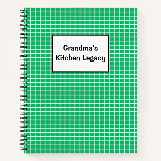 Omas Küchenvermächtnis REZEPTE Notizbuch (Vorderseite)