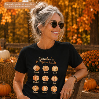 Omas Kürbisfeld Anpassbar T-Shirt