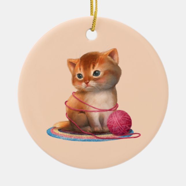 Oma's Liebling Keramik Ornament (Vorne)