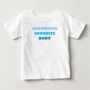 Oma's Lieblings-Baby, Niedlicher Blue Baby-T - Shi Baby T-shirt