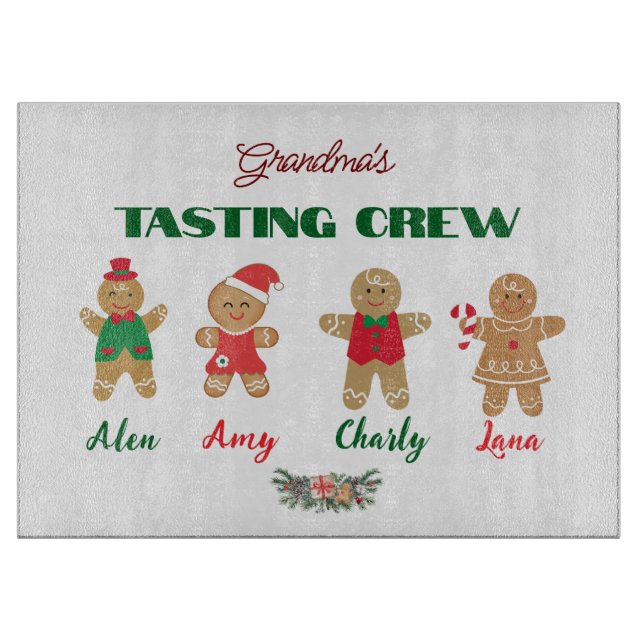 Oma's Lieblings-Cookies Schneidebrett (Vorderseite)