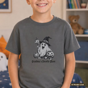 Omas Lieblings-Geister-Retro-Halloween-Kürbisse T-Shirt