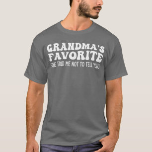 Omas Lieblingsenkelkind Enkelsohn Enkeltochter T-Shirt