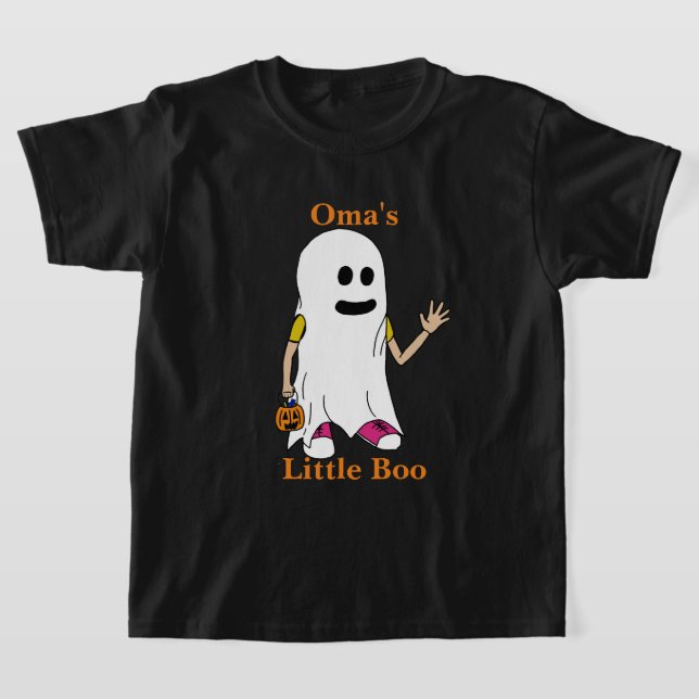 Oma's Little Boo Halloween Hemd für Kinder T-Shirt (Ablage )