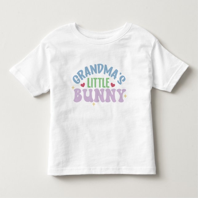 Oma's Little Bunny Kleinkind T-shirt (Vorderseite)