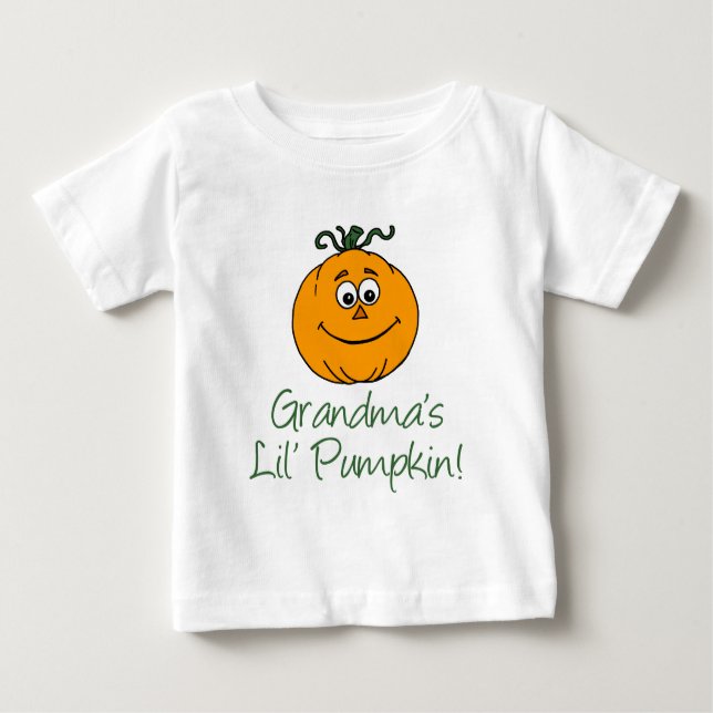 Oma's Little Pumpkin Baby T-shirt (Vorderseite)