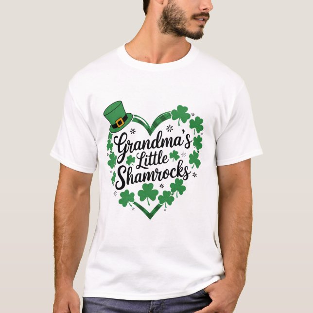 Oma's Lucky Kleeblatts T-Shirt (Vorderseite)