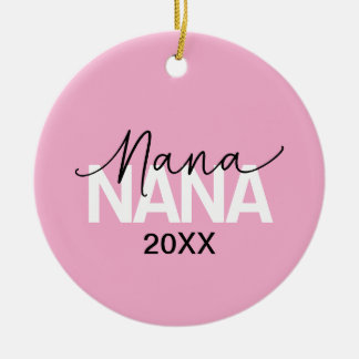 Omas "NANA" moderne Typografie Design Keramik Ornament