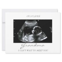 Oma's New Grandbaby Ultrasound Ankündigung