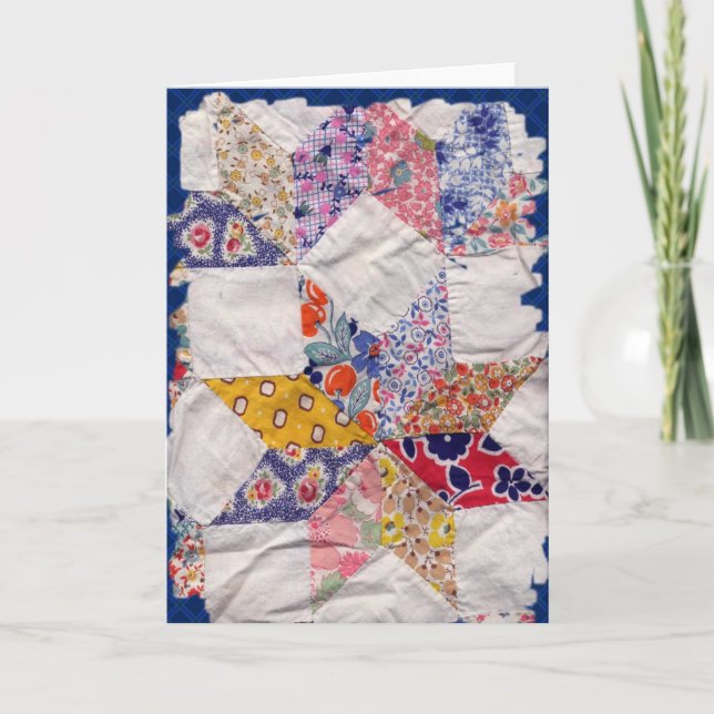 Oma's Quilt Karte (Vorderseite)