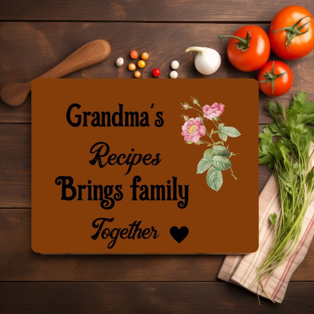 Oma's Rezept bringt Familie zusammen Schneidebrett (Von Creator hochgeladen)