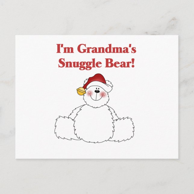 Oma's Snuggle Bear Tshirts und Geschenke Postkarte (Vorderseite)