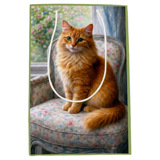 Omas Stuhl, Katze  Mittlere Geschenktüte (Vorderseite)