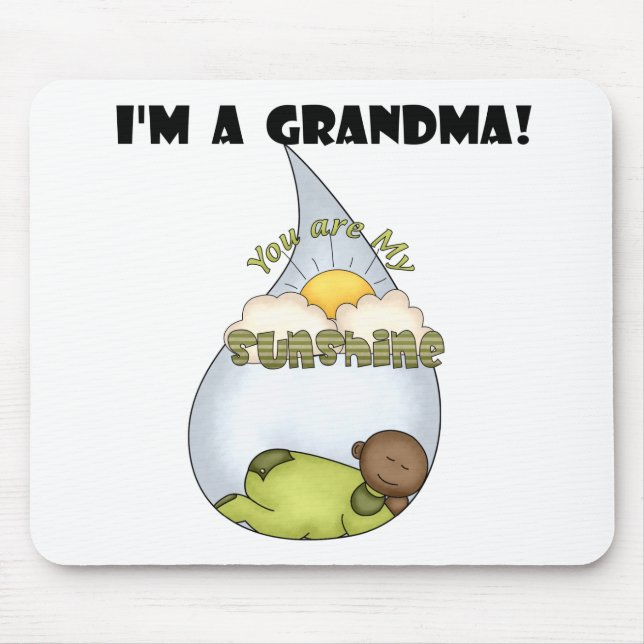 Oma's Sunshine-African American Boy Mousepad (Vorne)
