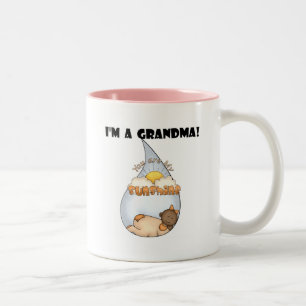 Oma's Sunshine-African American Girl Zweifarbige Tasse