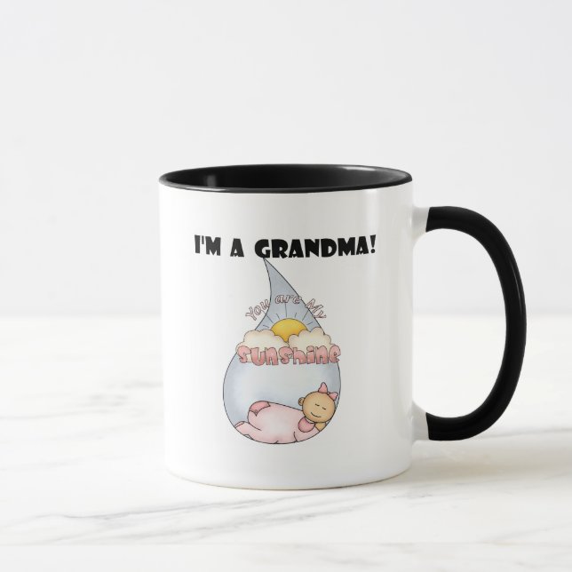 Oma's Sunshine - Girl Tshirts und Geschenke Tasse (Rechts)