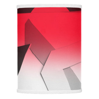 OMBRE ABSTRAIT DE LAMPE ROUGE NOIR ET BLANC