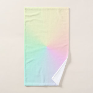 Ombre Arc-en-ciel Pastel émaillé de boue esthétiqu