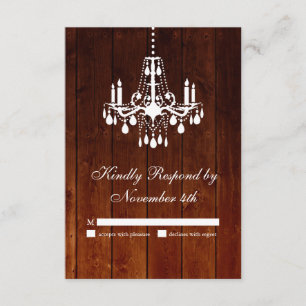 Ombre Barn Chandelier UAWG RSVP Karte