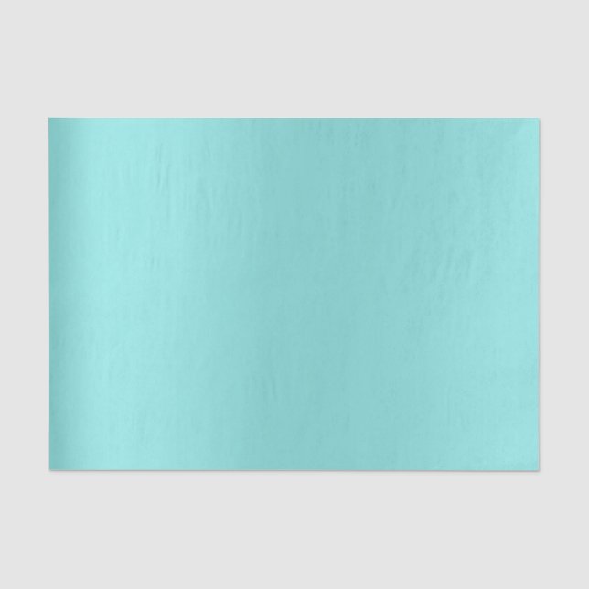 Ombre Blue Pastel Sky Tiffany Aqua Minimal Seidenpapier (Vorderseite)